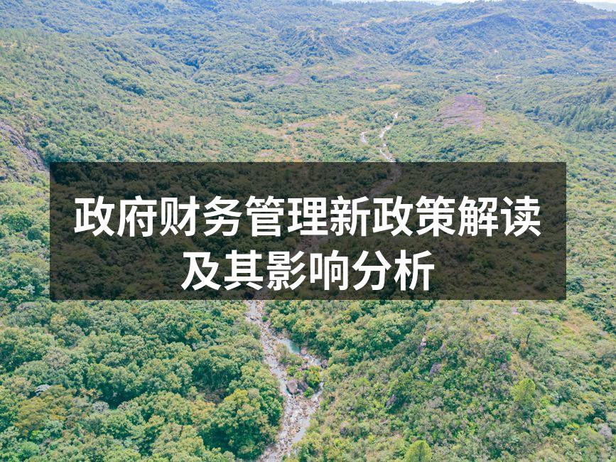 政府财务管理新政策解读及其影响分析